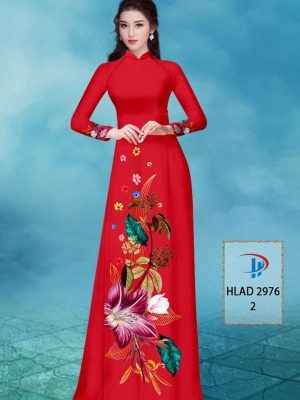 Vải Áo Dài Hoa In 3D AD HLAD2976 36